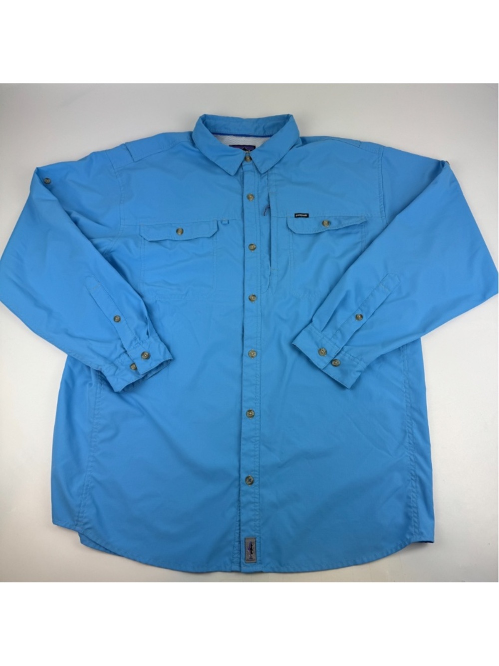 Patagonia Mens Size XL Sol Patrol II Fishing Shirt Vented Ripstop 54259 *Read